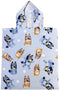 Bluey strandlaken poncho 50x115 cm, Bluey poncho, Poncho, Kinder poncho, Bluey, Badcape