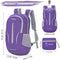 ZOMAKE TM00100 - Opvouwbare Rugzak - Lichtgewicht Waterdicht 25L - Purper