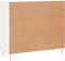 vidaXL - Dressoir - 90x34x80 - cm - bewerkt - hout - wit