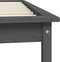 vidaXL - Bedframe - massief - grenenhout - grijs - 90x190 - cm