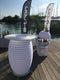 Nikki Amsterdam | The.Bartable | Multicolor LED verlichting | Bluetooth Speaker | Statafel | Wijnkoeler | Champagnekoeler | Ijskoeler | Ice Bucket | Ijsemmer | Tuin Verlichting | Feest Verlichting | Met gratis App bedienbaar |
