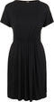 Pieces PCPETRINE SS DRESS NOOS - Dames Jurk - Viscose-mix met elastiek in taille - Maat S
