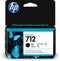 HP 712 - Inktcartridge - Origineel - Zwart