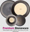 Palmer - Houston - Serviesset - 6 persoons - 24 delig - Zwart/Grijs - Stoneware - Bordenset