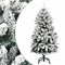 vidaXL - Kunstkerstboom - met - scharnieren - en - sneeuw - 150 - cm