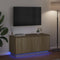vidaXL - TV-kast - in - Sonoma - Eik - 100x38x49 - cm - - - Gelaagd - Hout