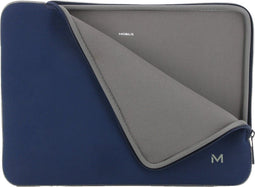 Mobilis 049022 laptoptas 40,6 cm (16") Opbergmap/sleeve Grijs, Marineblauw