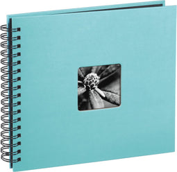 Hama Spiraalalbum "Fine Art", 36 x 32 cm, 50 zwarte pagina's, turquoise