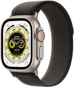 Apple Watch Ultra - Smartwatch - Titanium bandje - Grijs/Zwart