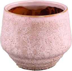 PTMD Merty Ronde Bloempot - H13 x Ø15 cm - Keramiek - Roze