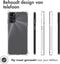iMoshion Hoesje Geschikt voor Motorola Moto G22 Hoesje Siliconen - iMoshion Shockproof Case - Transparant