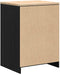 vidaXL - Garagekast - 60x51x85 - cm - massief - grenenhout - zwart