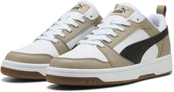 PUMA Rebound v6 Low - Unisex Sneakers - SoftFOAM+ - PUMA White-PUMA Black-Ice Coffee