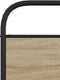 vidaXL - Bedframe - zonder - matras - bewerkt - hout - sonoma - eikenkleur - 100x200cm