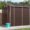 vidaXL - Tuinschuur - 191x555x198 - cm - gegalvaniseerd - staal - bruin