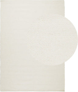 Lifa Living - Vloerkleed - 70% Wol 30% Katoen - 160 x 230 cm - Wit