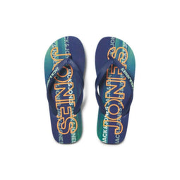Jack & Jones JFWLOGO 2.0 - Slippers - Natuurlijk rubber - Marineblauw