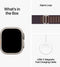 Apple Watch Ultra 2 - GPS + Cellular - 49mm - Titanium - Indigo Alpine Loop - Small