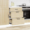 vidaXL - Keuken - onderkast - Lucca - bewerkt - hout - sonoma - eikenkleurig