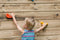 Swing King klimtoestel hout Bokito 240cm - met accessoires