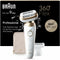 Braun Silk-épil 9 Flex 9-041 3D - Scheerapparaat - 40 pincetten MicroGrip - Goud Wit