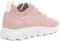 Geox D Spherica - Dames sneaker - Ademend textiel en leer - Roze
