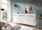 Furnilux Stockholm - Dressoir - Tijdloos ontwerp - Wit Eiken - 40x185x95cm