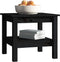 vidaXL - Salontafel - 45x45x40 - cm - massief - grenenhout - zwart