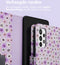 iMoshion Hoesje Geschikt voor Samsung Galaxy A52 (4G) / A52s / A52 (5G) Hoesje Met Pasjeshouder - iMoshion Design Bookcase smartphone - Meerkleurig / Purple Flowers