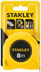 Stanley Rolbandmaat 8m - 25mm - Ergonomisch ontwerp - Geel
