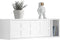 SoBuy FHK18-W - Wandkapstok - Schuifdeuren & Plank - Wit