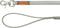 Be Nordic Leren Riem Licht grijs M-L