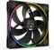 be quiet!® LIGHT WINGS PC fan 140mm PWM - 7 stilte-geoptimaliseerde fan bladen - ARGB-verlichting aan de voor- en achterkant met 18 LED's voor een op maat gemaakte PC case - Case fan met zeer stille werking en duurzame lagers - Developed in Germany