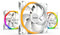 Be quiet! LIGHT WINGS White 140mm PWM high-speed Triple-Pack // BL103
