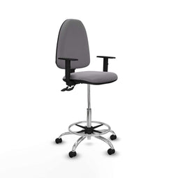 Piqueras y Crespo B1D05RP - Bureaustoel - Hoogteverstelbaar met armleuning - Grijs