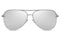Cwi Zonnebril Unisex Piloot Zilver (cwi1911)