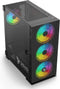Savio Raptor X1 - Midi Tower PC - ATX EATX ITX Mini-ATX - Zwart