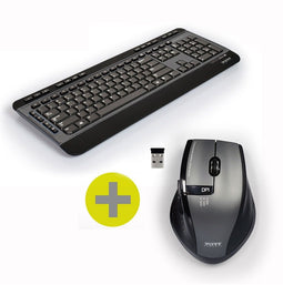 Port Designs Silent Pack - 2 in 1 Toetsenbord + Muis - Draadloos - Qwerty US