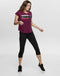 ONLY PLAY Sporttop - Sneldrogend en ademend - Beet Red (M)