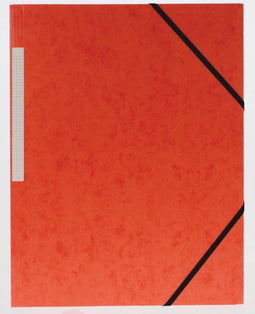 5 Star elastomap 3 kleppen oranje pak van 10 stuks