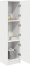 vidaXL - Highboard - Wit - 31,5x32x124 - cm - Gelaagd - hout