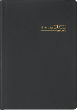 Brepols Armada 2025 Agenda - ZAK FORMAAT - 6.5 x 10.5 cm - Zwart