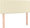 vidaXL - Hoofdbord - 90x5x78/88 - cm - kunstleer - crèmekleurig