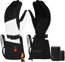 Saaf Comfort - Verwarmde Handschoenen - Premium L - 3 standen - Water- en Windafstotend - Oplaadbaar - Wit