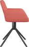 vidaXL - Eetkamerstoelen - draaibaar - 2 - st - fluweel - roze