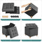 Songmics Kruk - Opvouwbare Kruk Met Opbergruimte - 38 x 40 x 38 cm - Grijs
