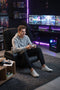 VDD Gaming - Vloerstoel - Draaibaar - Kantelbare rugleuning - Zwart
