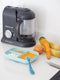 Béaba Babycook Solo® - 4-in-1 Stoomkoker & Blender - Babyvoeding Bereider - 1100 ml Kom - Foodprocessor - Donkergrijs