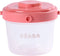 BEABA Set van 6 eerste leeftijd clip 60ml / 120ml (assorti roze)