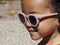 Béaba - Zonnebril met band - 2 tot 4 jaar - HAPPY - Dusty Rose